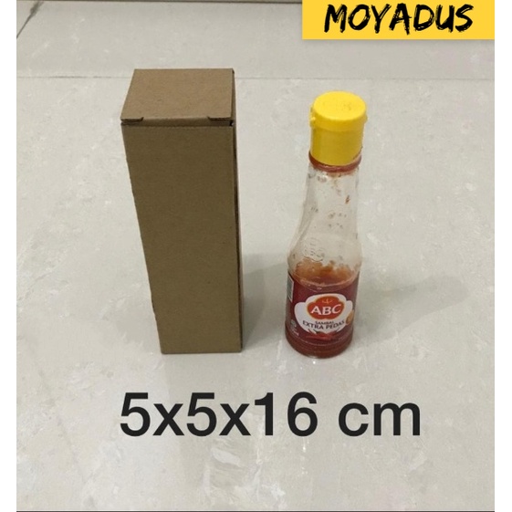 

kardus/karton/ box uk.5x5x16 cm, DIE CUT ,seperti kardus pizza, EF