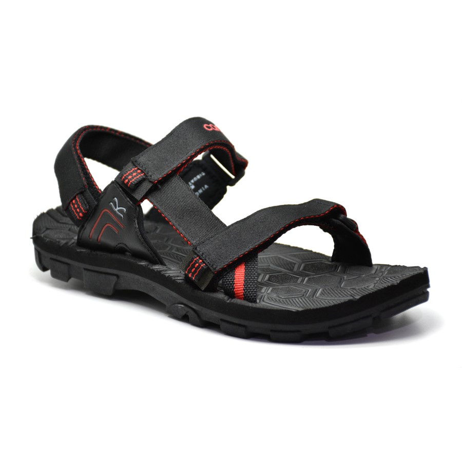 Carvil Sandal Gunung terbaru model Selop Pria VINCENZO GM warna black brown grey