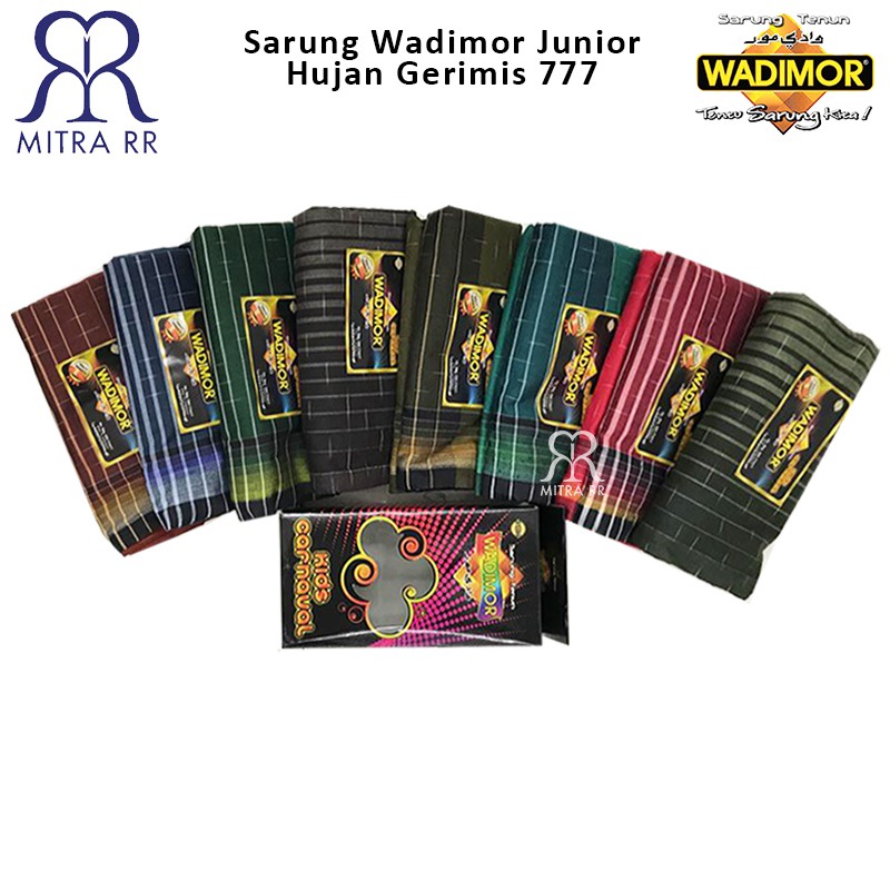 Sarung Tenun Wadimor Junior Motif Hujan Gerimis 777 SARUNG ANAK