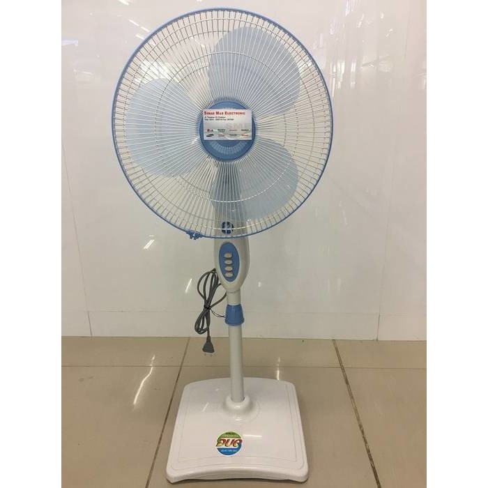 Miyako stand fan 16inch KAS 1618KB  Jaring Besi kipas angin berdiri kaki kotak  16&quot; 1618 KB 16inch SNI bukan seri PL (Plastik)