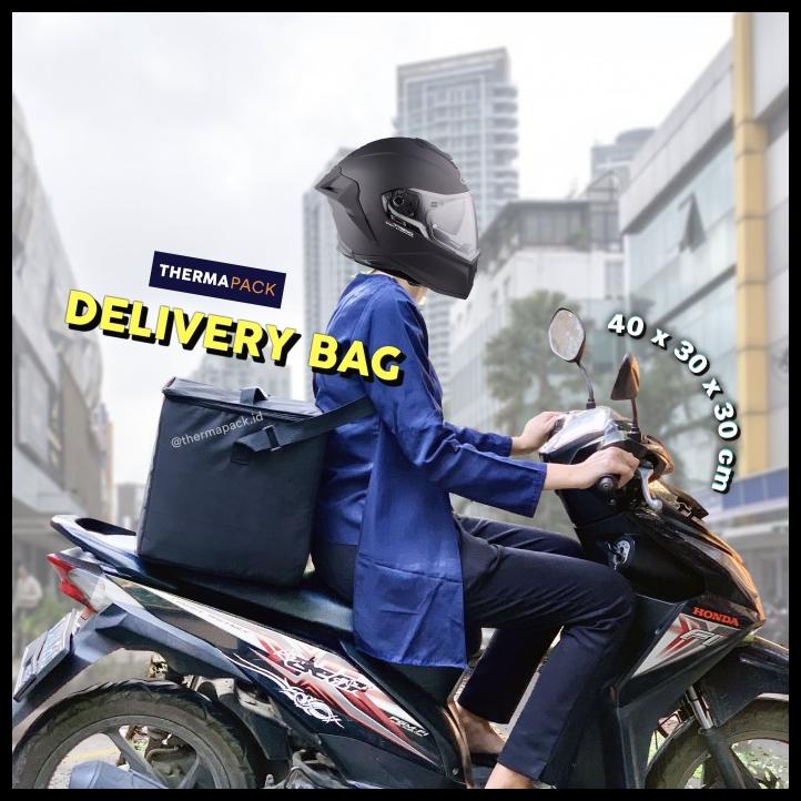 Thermapack Insulated Delivery Bag | Tas Kurir Motor Gofood Grab Food