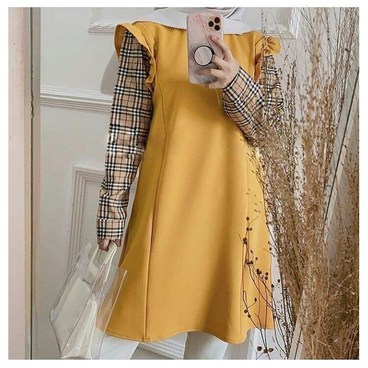 ANANDA TUNIK Baju Atasan Wanita Muslimah Modern Dan Simple Fashion Muslimah