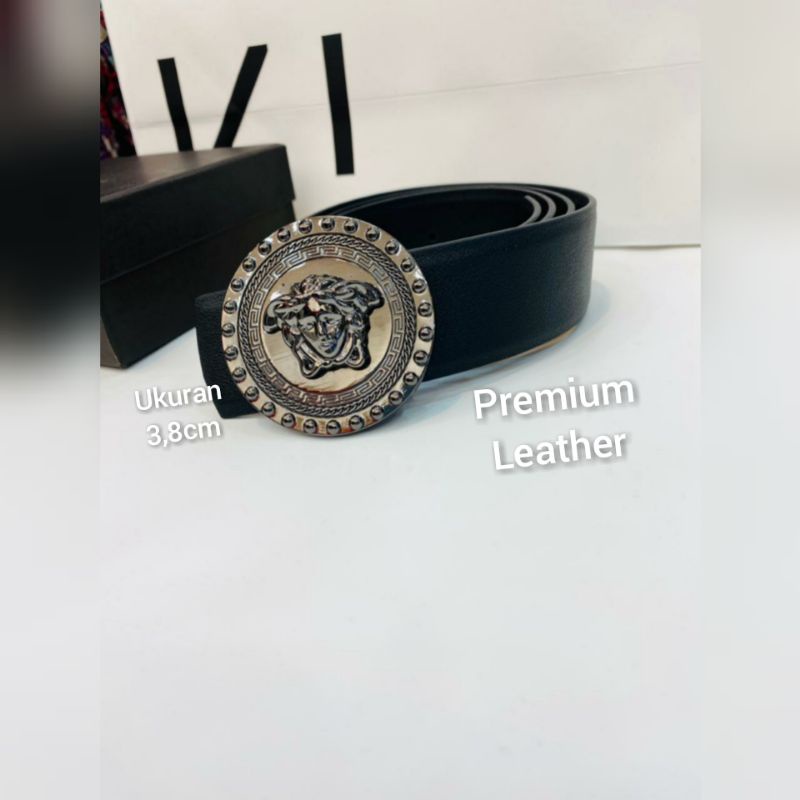 Gesper Kulit Premium 3,8cm ikat pinggang wanita Versacex Gesper kulit Branded G0010