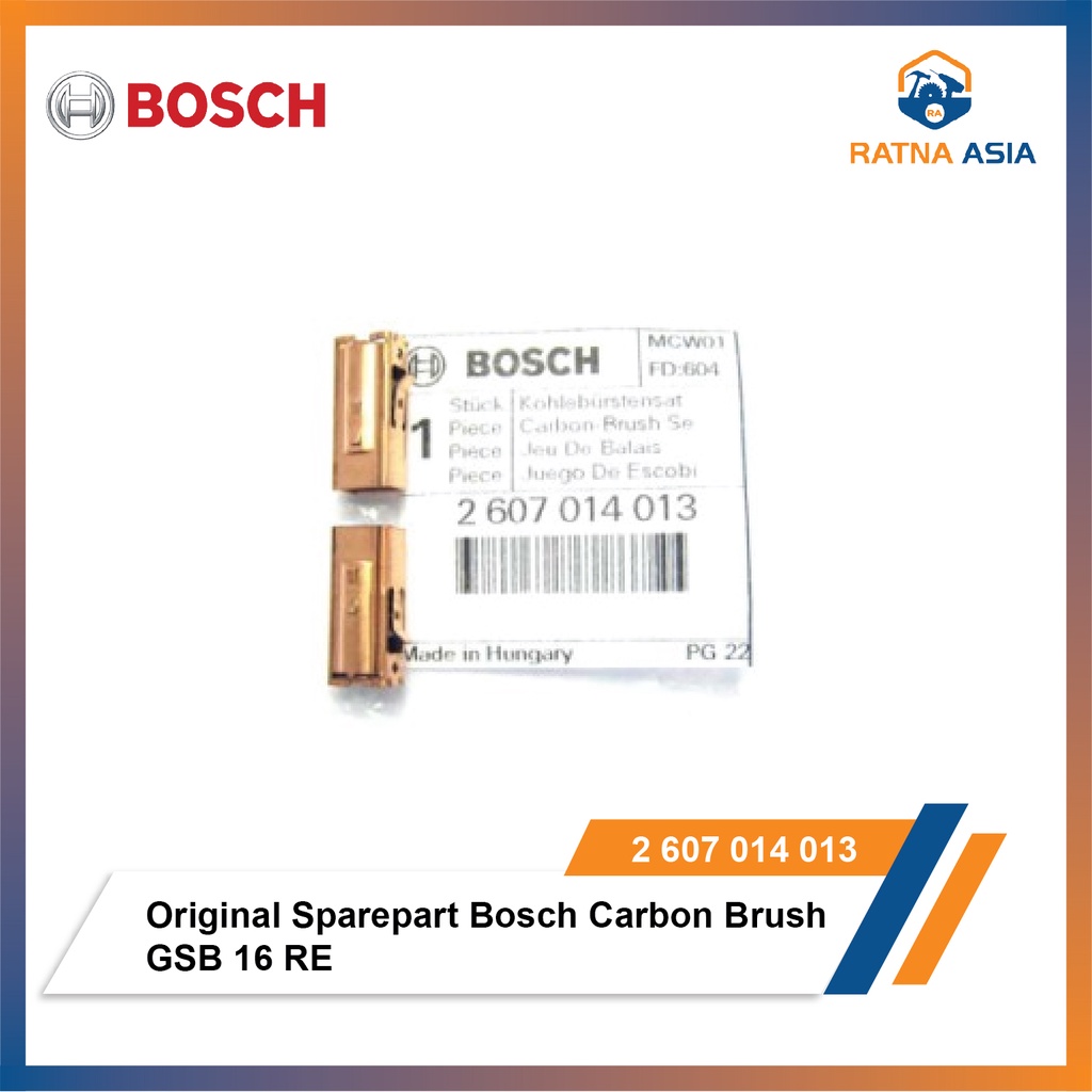 Original Sparepart Bosch Carbon Brush GSB 16 RE