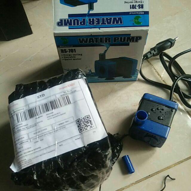 Rs-701 Pompa Celup Mini 220v 3w 230l/h Aquarium Aquascape Hidroponik