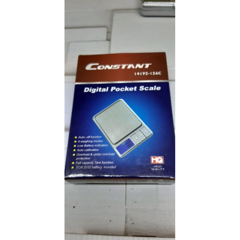 CONSTANT POCKET SCALE TIMBANGAN EMAS MAS 126C ORIGINAL ASLI