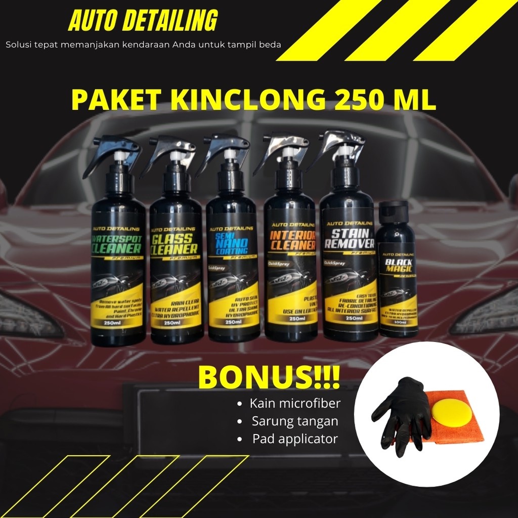 6 Produk Unggulan Perawatan Pengkilap Body Mobil dan Motor - Asli PAKET SUPER HEMAT Banget