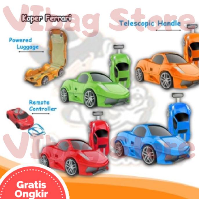 Tas Koper Anak / Mainan Anak Mobil Ferrari Remote Control HM1005