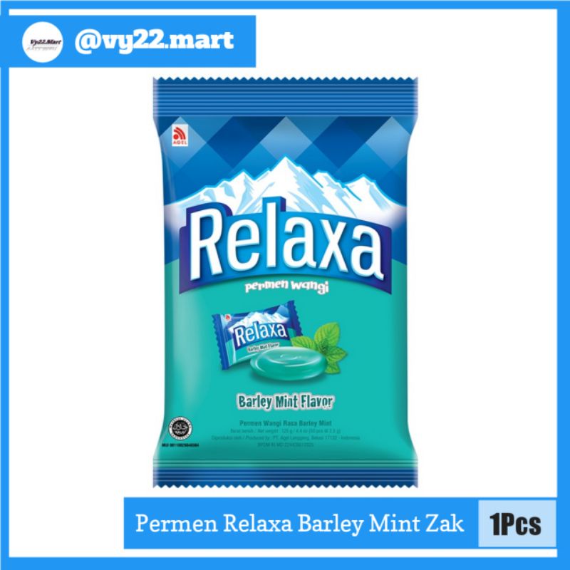 

Permen RELAXA Barley Mint 1 Bag (50 x 2.5 gr)