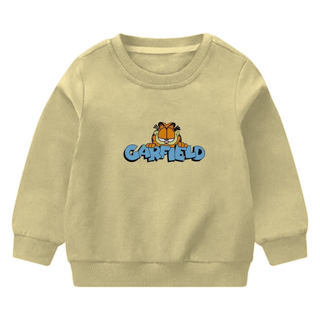 SWEATER ANAK GARFIELD//SWEATER ANAK FLEECE UNISEX TEBAL TEERBARU'