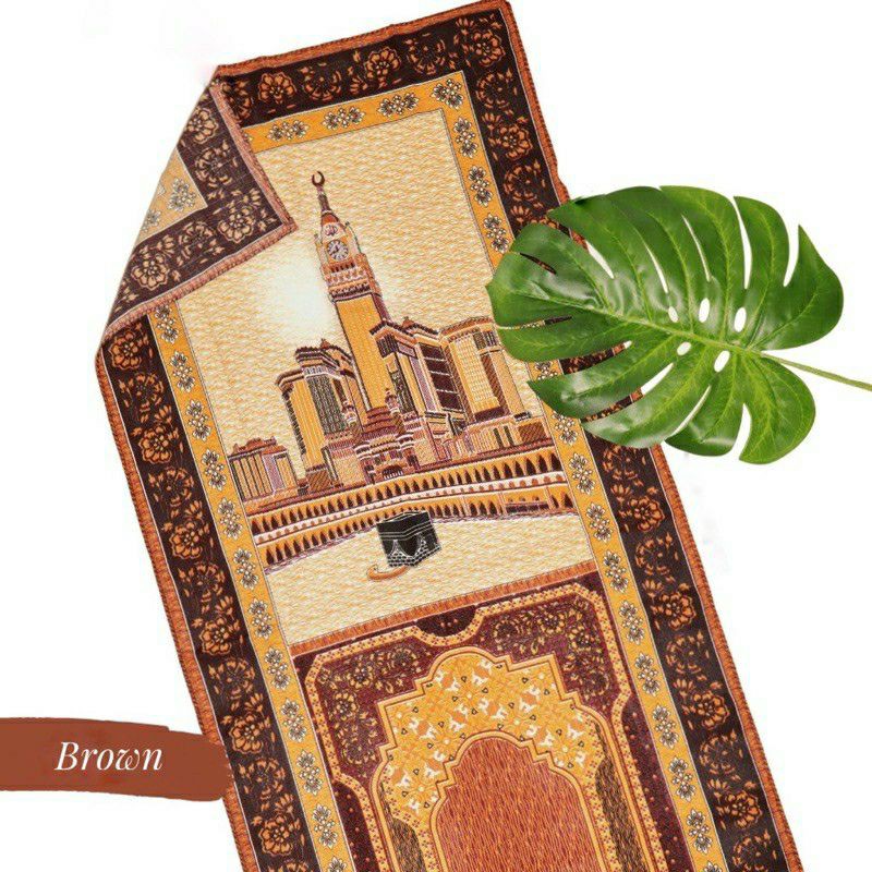 Sejadah Travelling Motif ka'bah / Sejadah / perlengkapan shalat