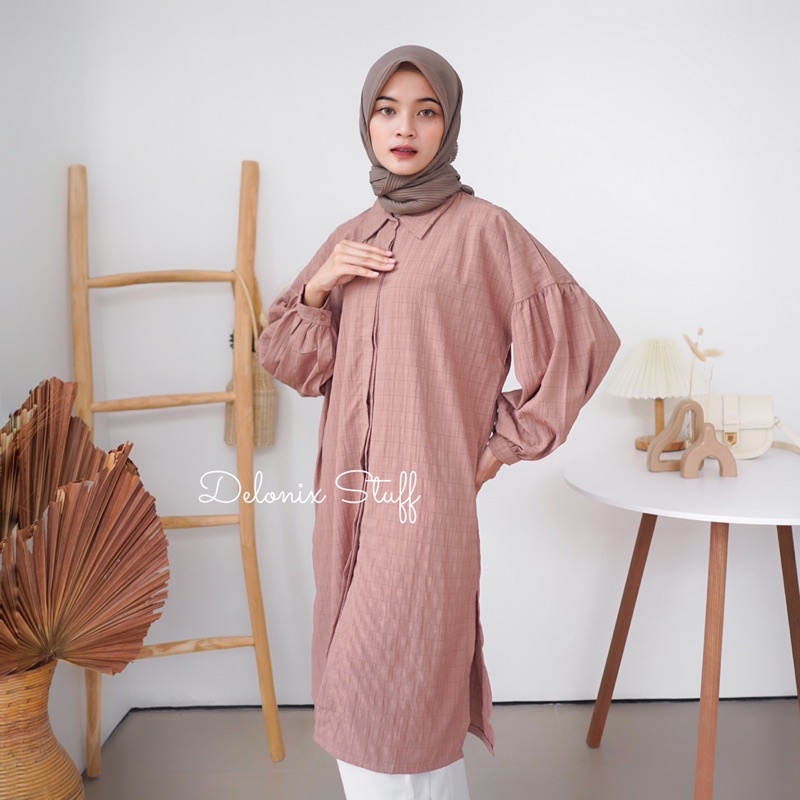 Marsha crinkle tunik