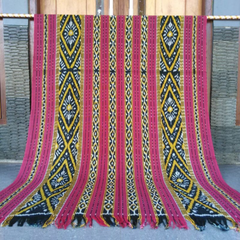 kain tenun ikat blanket etnik lombok original handmade TB2