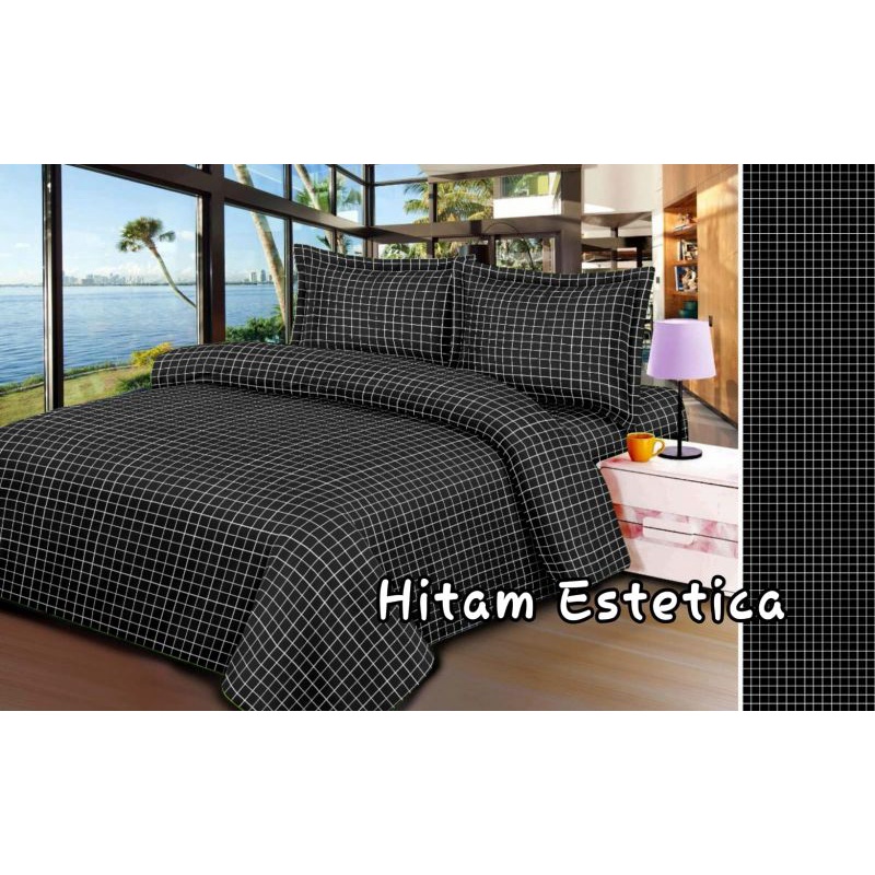 bedcover set kotak aesthetic