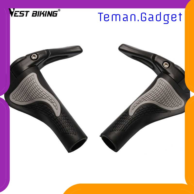 TG-IB388 TAFFSPORT GAGANG SEPEDA RUBBER ERGONOMIC GRIP MTB HANDLEBAR - BT1001