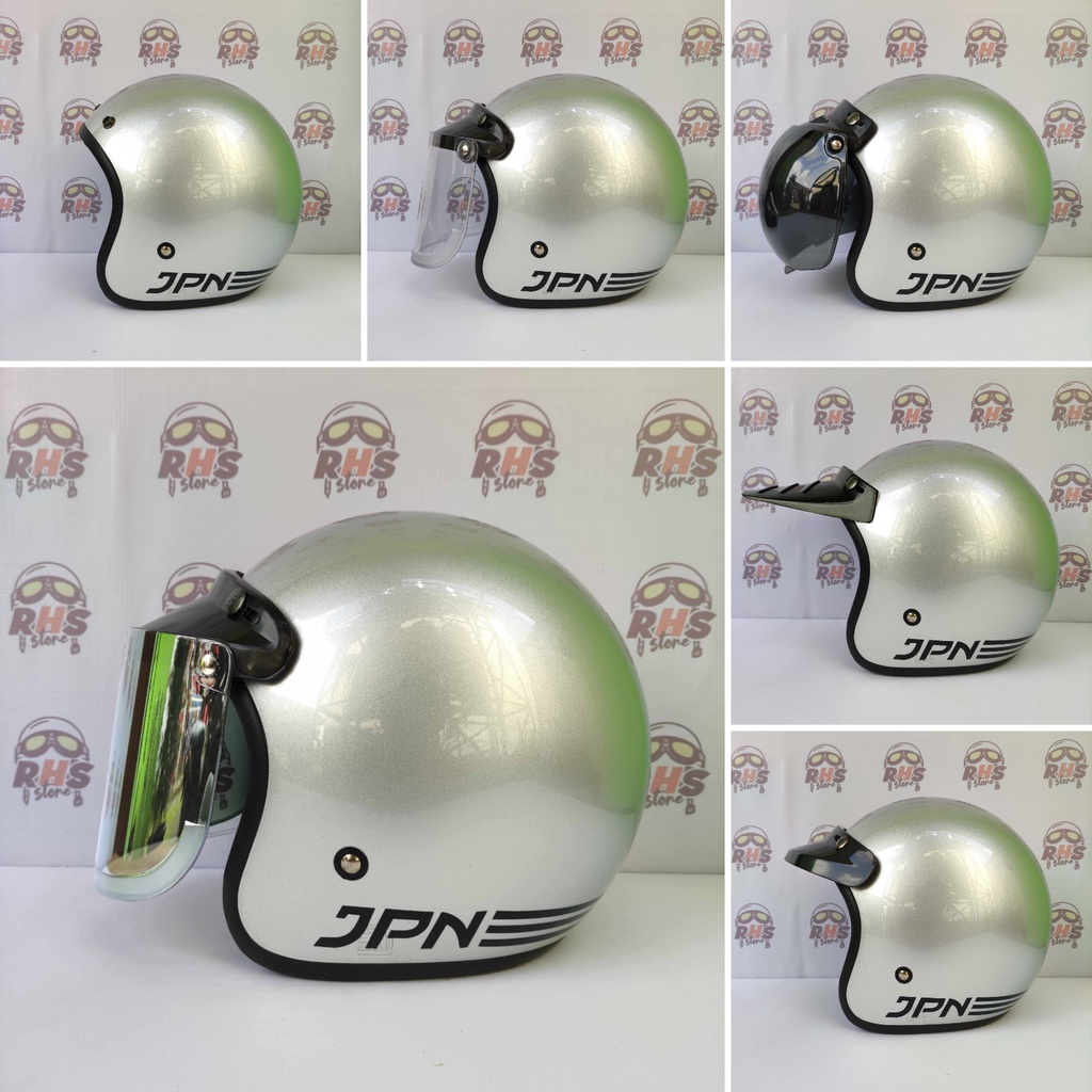 Helm JPN Bogo Arc Original - Silver