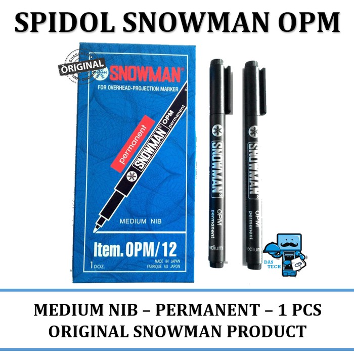 

Spidol OHP Snowman OPM (1pcs/Satuan)