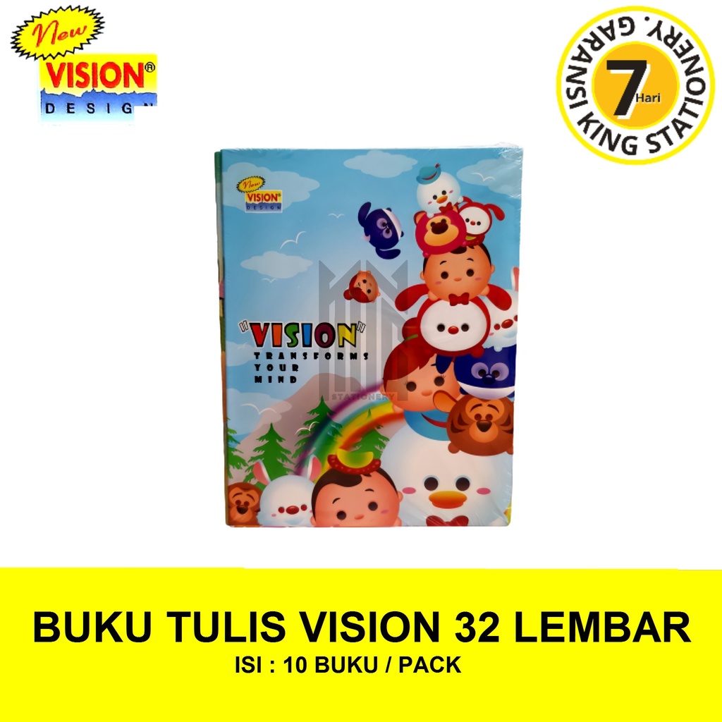

BUKU TULIS 32 LEMBAR VISION