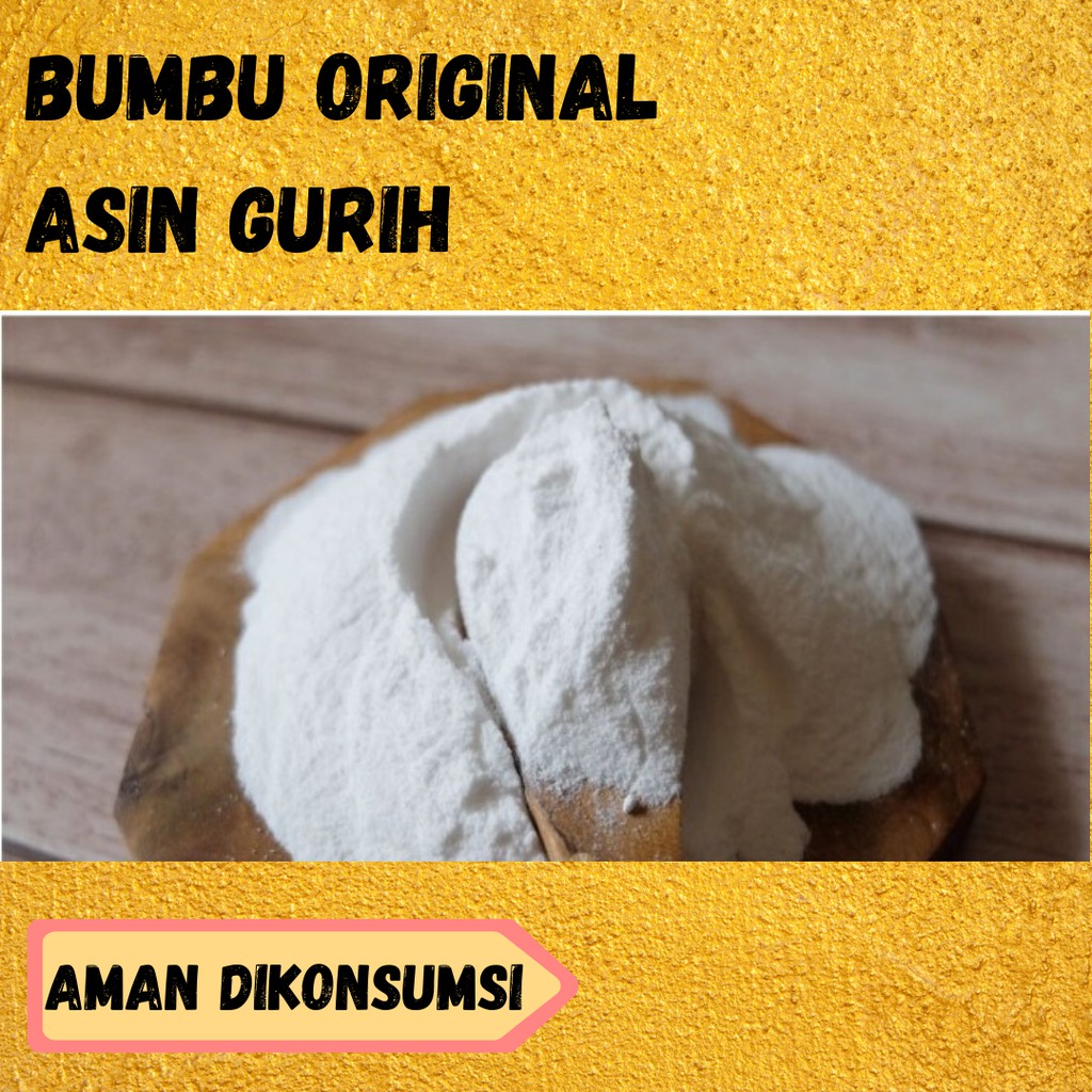 BUMBU TABUR ORIGINAL ASIN GURIH Bubuk Tabur Original Asin Gurih 1 kg Food Grade Terbaik Halal Enak