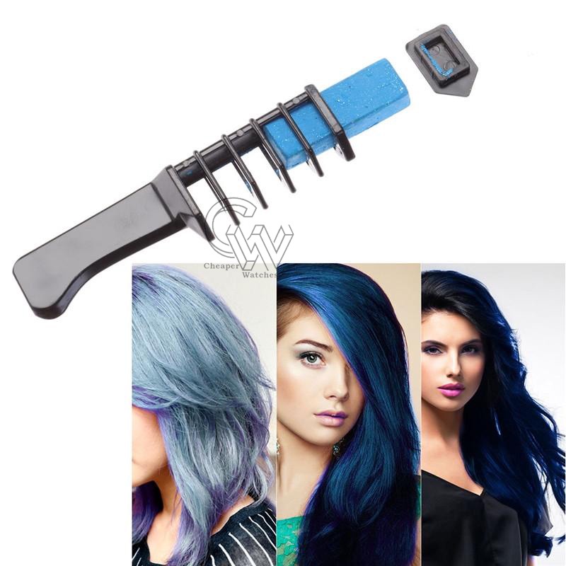 Cheaper-6pcs -Sisir pewarna Rambut Pewarna Rambut Hair Color Instant / Chalk Comb Pewarna Non Permanent