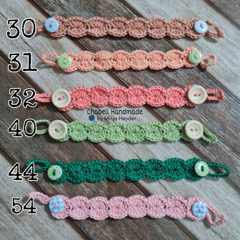 Konektor Masker/Strap Masker Hijab Rajut