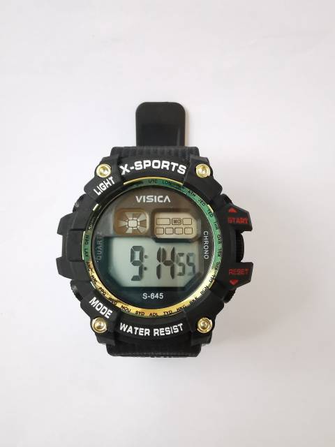 Jam tangan digital Sporty water Resist Visica 645