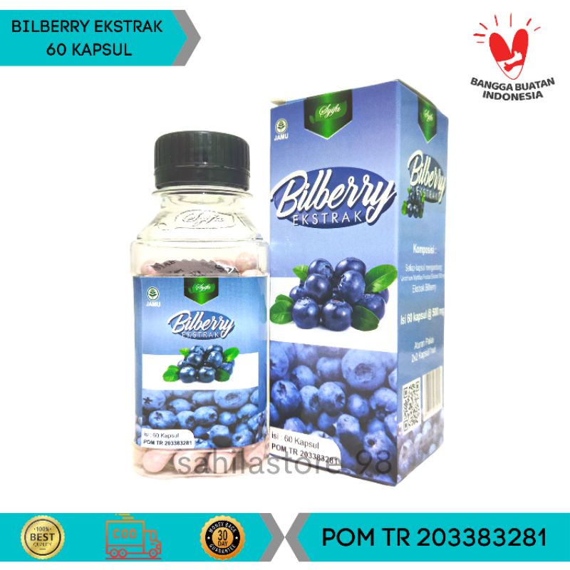 BILBERRY EKSTRAK UNTUK KESEHATAN MATA / TERAPI MATA MINUS PLUS DAN KATARAK