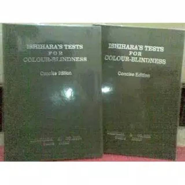 Buku Ishihara / Buku Tes Buta Warna / Alat Bantu Tes Buta Warna