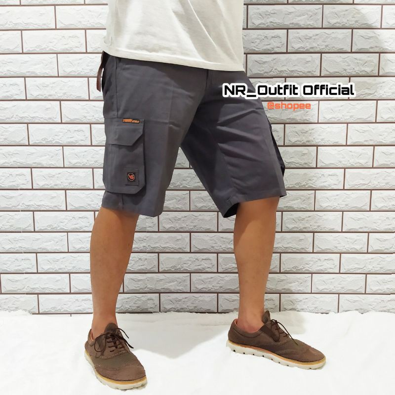 Celana Cargo Pendek Pria Kempol Cowok Outdoor Pendaki Bahan Chinos Tactical NR_Outfit Official COD