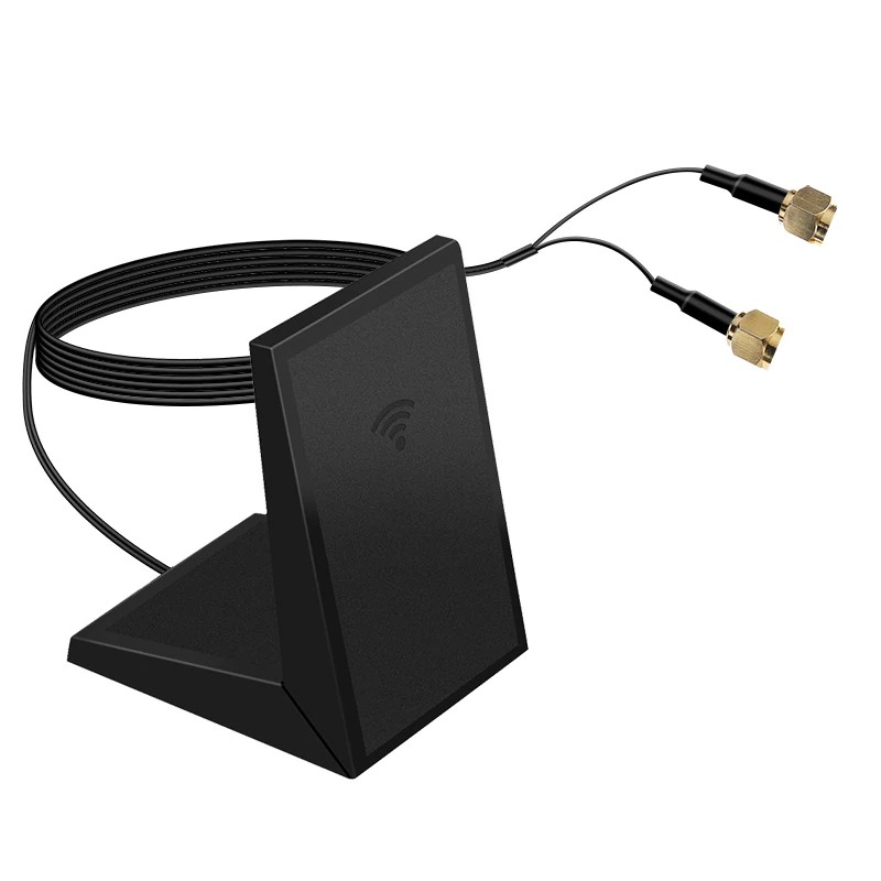 GRATIS ONGKIR Dual Band Extended Antenna with cable for Intel WiFi PCIE desktop Network Wlan Card