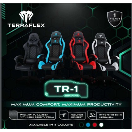 Terraflex TR-1 Gaming Chair Kursi- TR1 TR 1