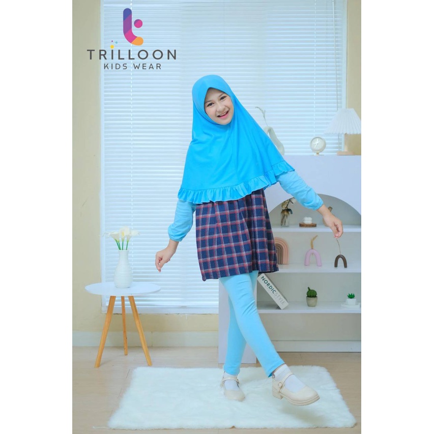 Setelan anak Flanel Set Muslimah By Trilloon