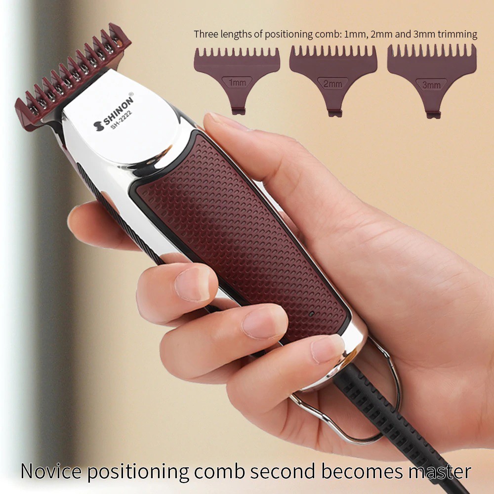 SHINON SH-2222 - Professional Electric Hair Clipper Trimmer - Alat Cukur Elektrik Profesional