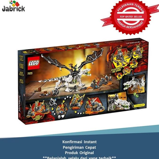 LEGO 71721 NINJAGO Skull Sorcerer's Dragon