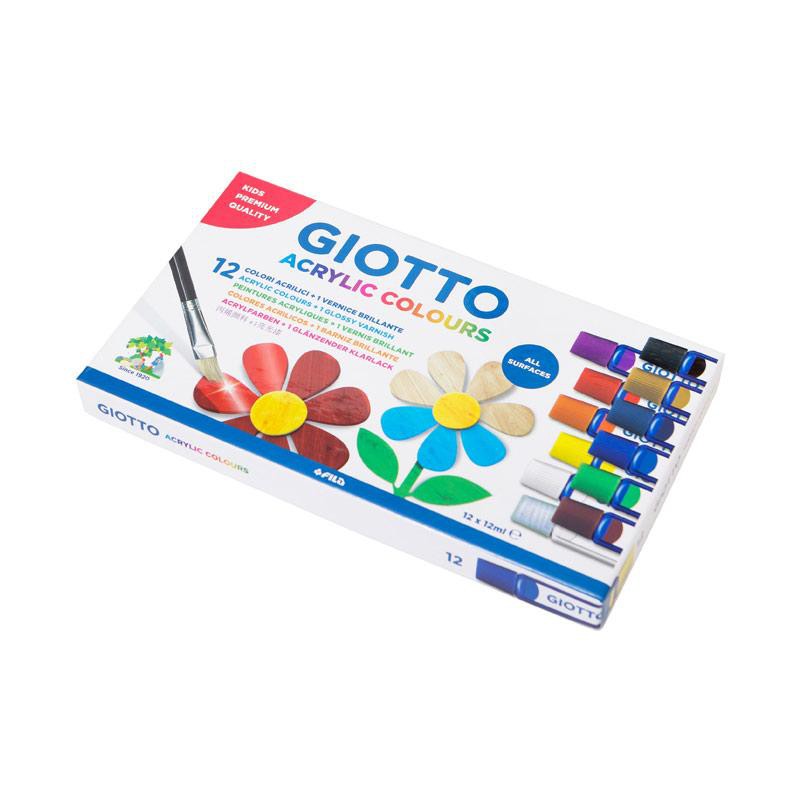 

GRAMEDIA SURABAYA - MNH-GIOTTO ACRYLIC COLOURS 12 COLS - 208074085