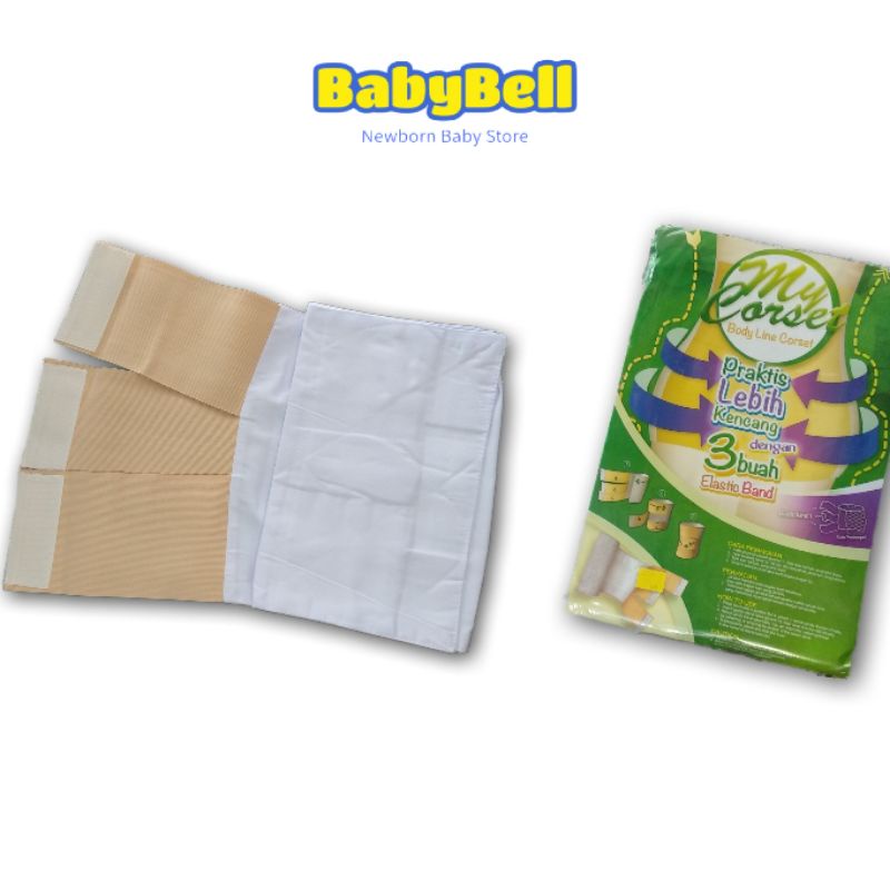 Gurita Ibu Perekat My Corset 3 Band / Gurita dewasa lem / Pembalut Perut ibu melahirkan / perlengkap