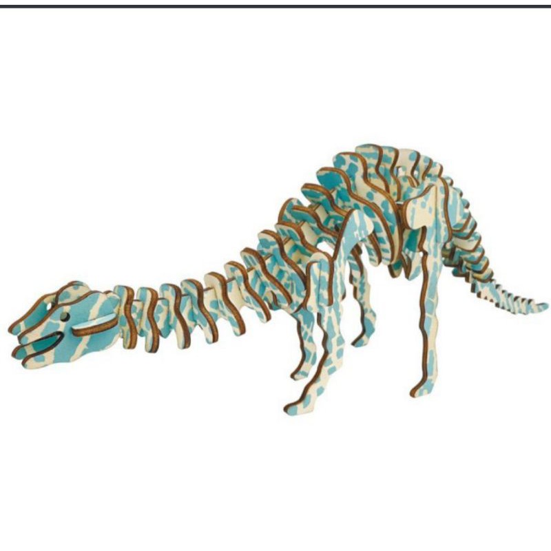Mainan puzzle dinosuarus diplodocus