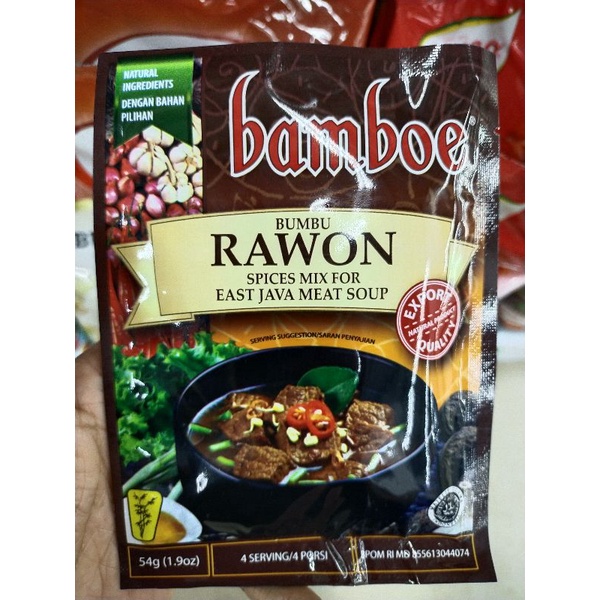 

BAMBOE Bumbu Rawon 54gr