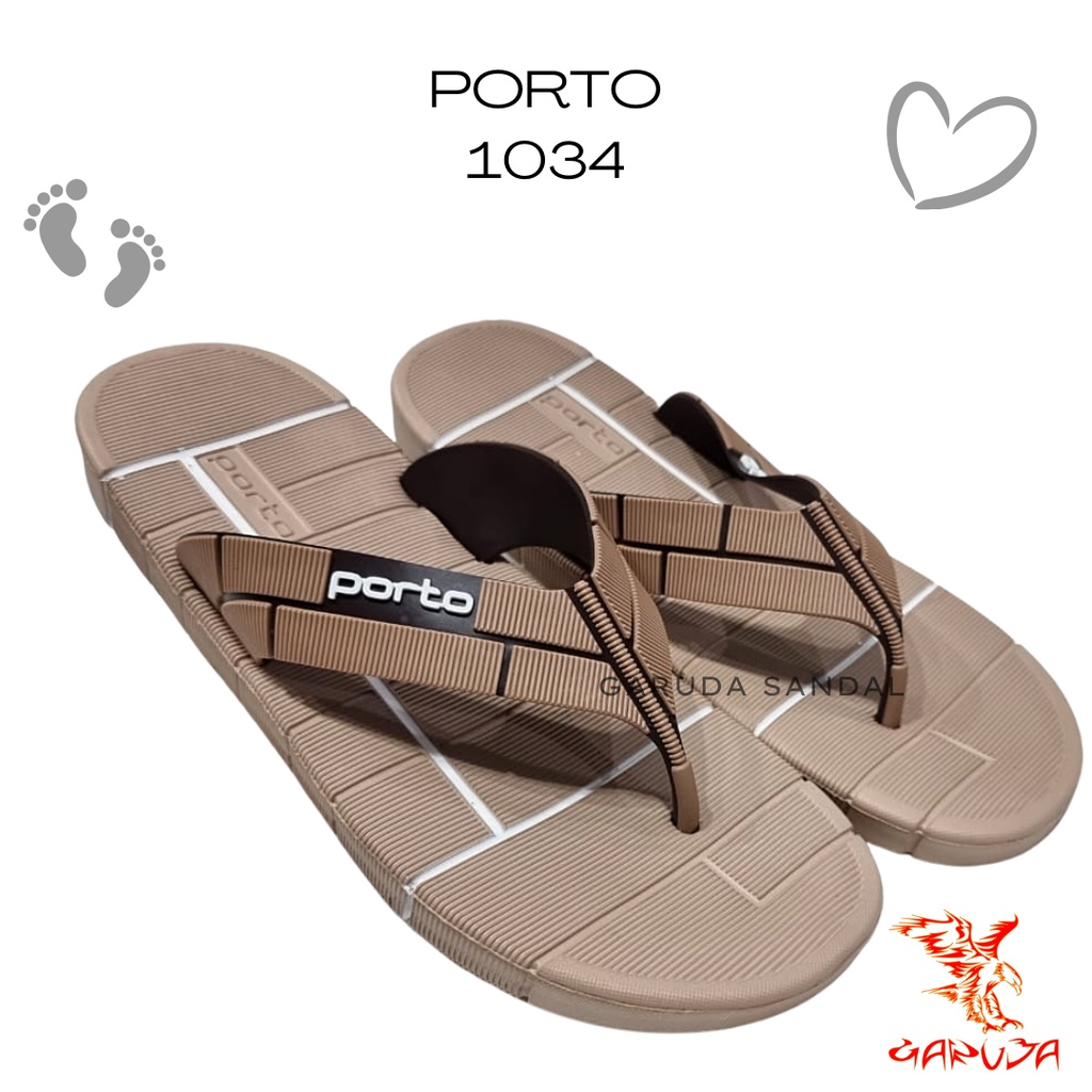 Sandal Jepit Pria PORTO 1034 PHYLON EVA Empuk Ringan 39-44 jepit karet