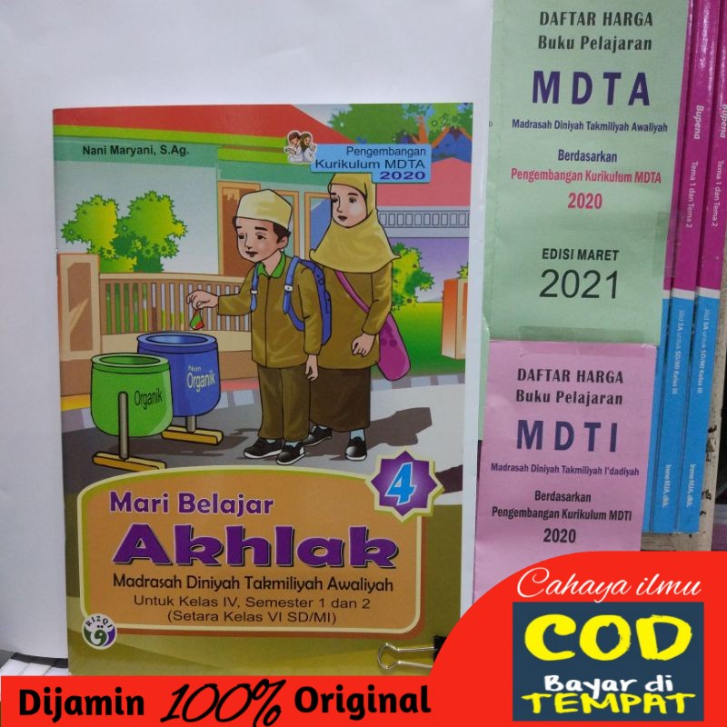 

mari belajar akhlak kelas 4 Diniyah takmiliyah Awaliyah Kurikulum 2020