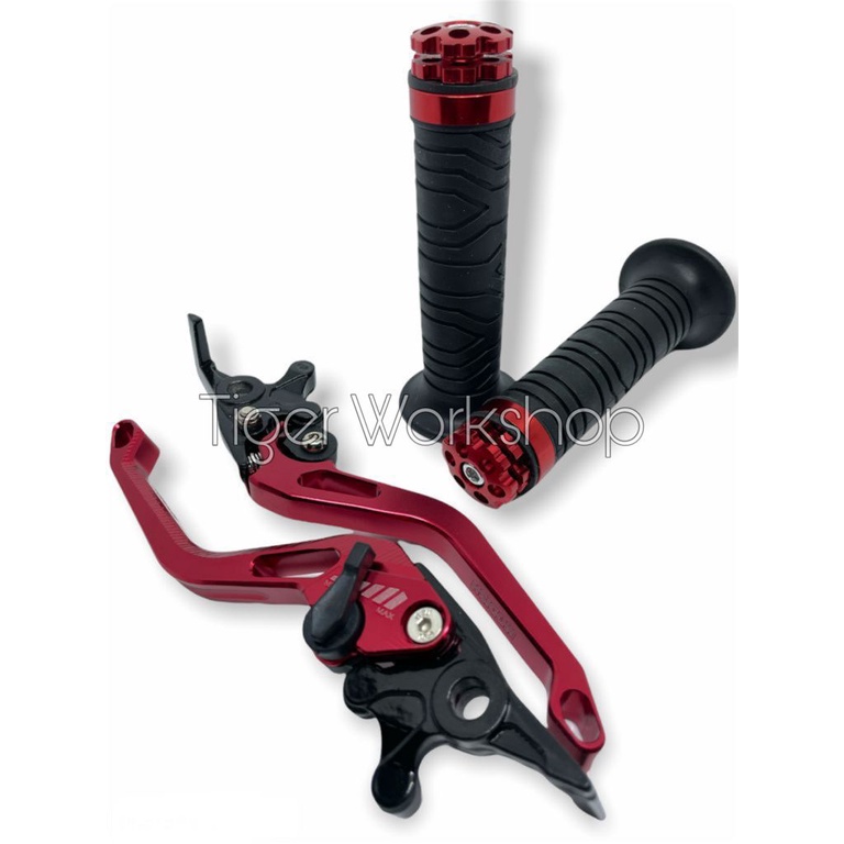 Handle Setelan CNC Plus Handgrip Ring CNC Untuk Motor Nmax Vixion Mio VARIO110/BEAT NON CBS