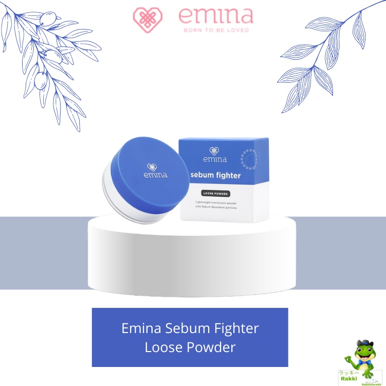 ❣️Rakkistore99❣️ Emina Sebum Fighter Loose Powder 8g (100% Original)