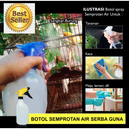 Botol Spray SEMPROTAN AIR JET SPRAY 1 LITER UNTUK TANAMAN MANDI BURUNG KUCING ANJING