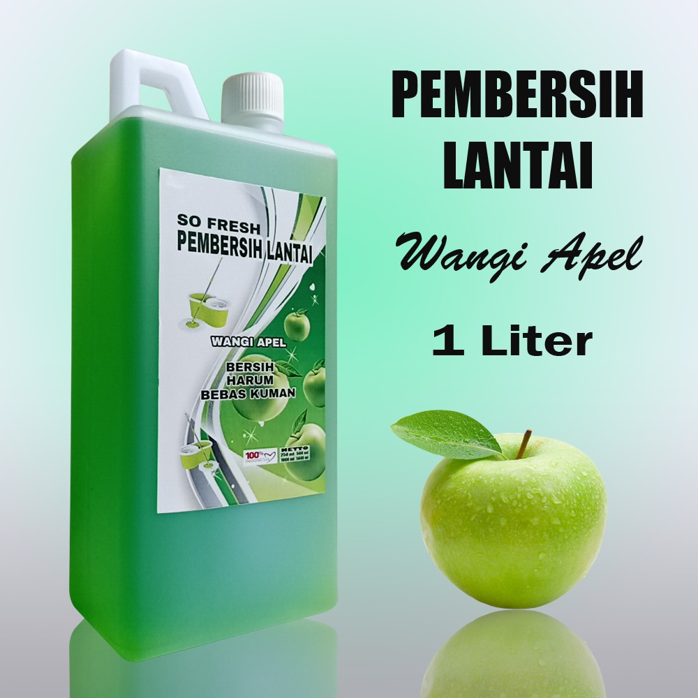 PEMBERSIH LANTAI APEL 1 LITER (SO FRESH PEMBERSIH LANTAI)