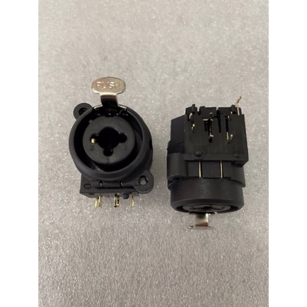 Socket Body Multi Combo XLR Canon Female Akai TEMBAGA