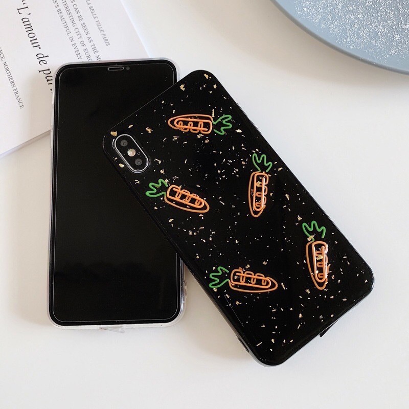 Carrot Case iPhone Oppo Vivo Xiaomi Samsung Realme C12 C15 C11 C3 A53 A21s Reno 5 4 6 7 M21 M31 S21