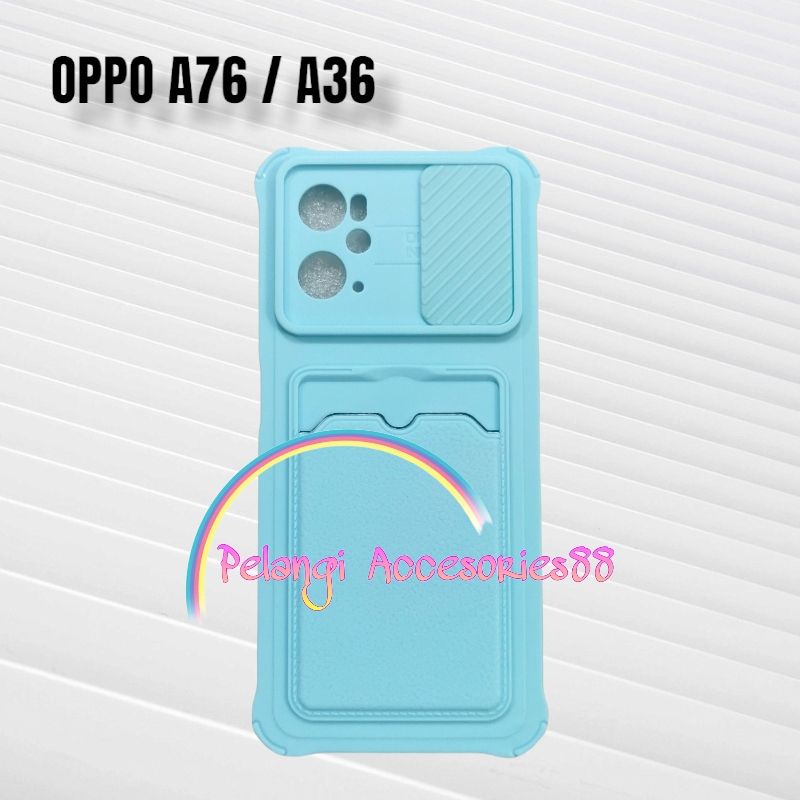 CASE OPPO A76 4G / A36 / A96 4G / REALME 9i  SOFTCASE SLEDING WARNA WARNI