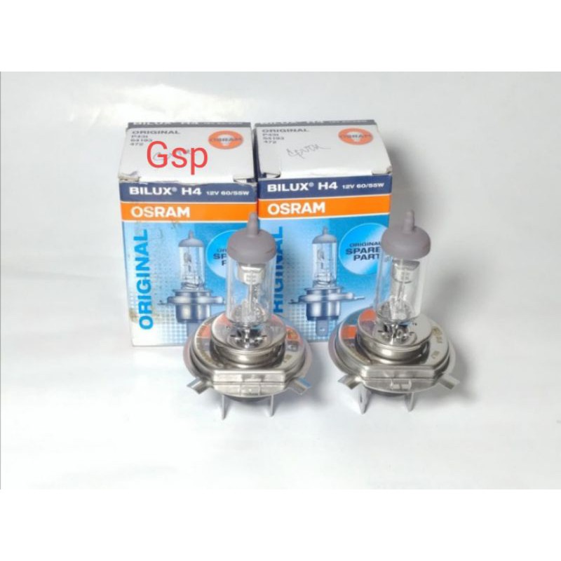 Lampu H4 mobil osram bilux depan
