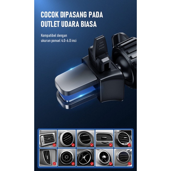 Robot RT-CH15 Air Vent Car Holder AC Dudukan HP Mobil