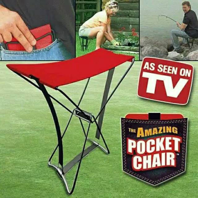 Kursi lipat mini/kursi mancing/kursi portable/poket chair